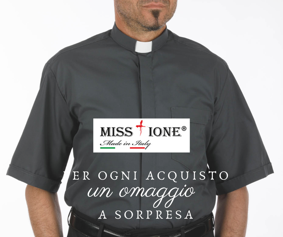 Camicie clergyman manica corta